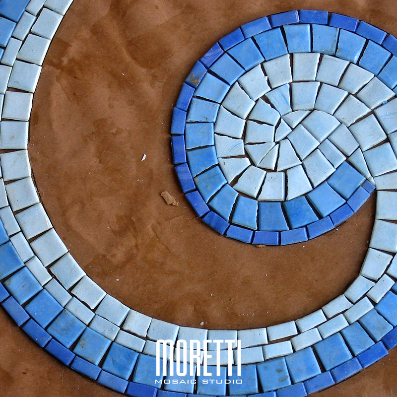 All glass tile pool